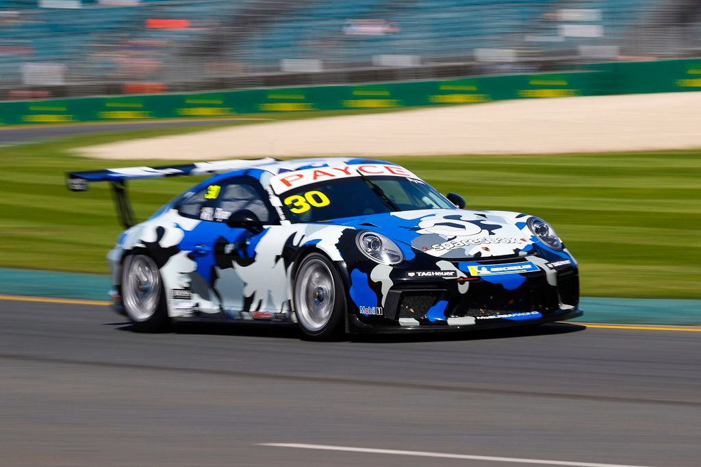 David Ryan #30 racing at Australian Grand Prix 2020