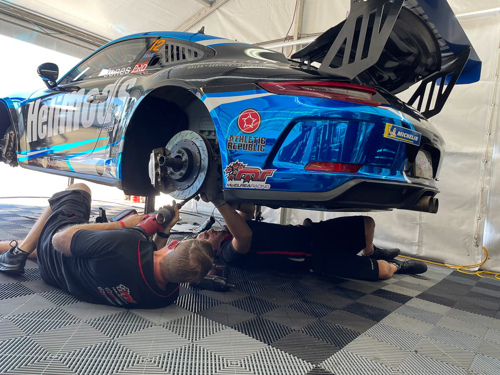 McElrea Racing crew at Townsville Street Circuit 2021